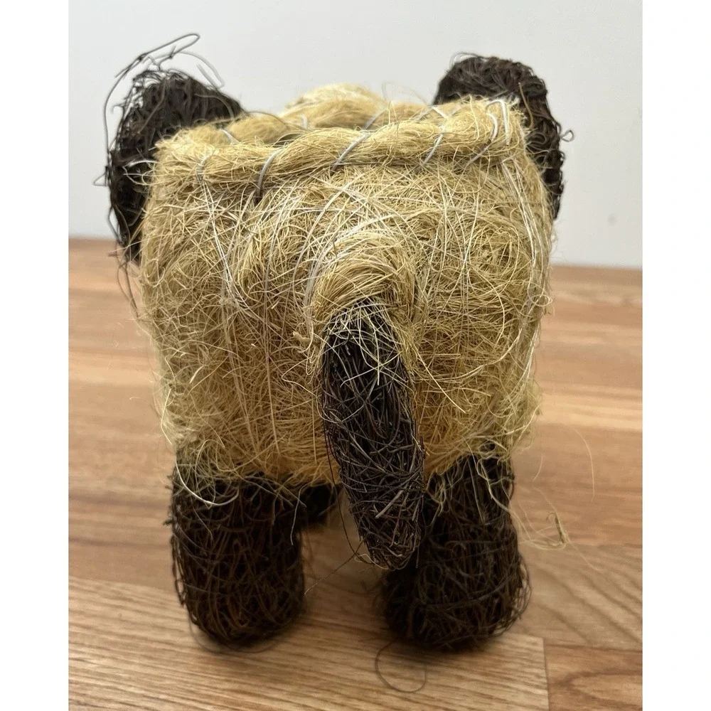 Cute Elephant Coconut Fiber Flower Pot Planter NEW